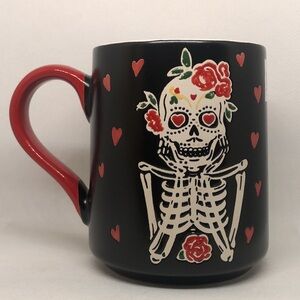 Valentine’s Day 💝 Skeleton 🩻 Rose 🌹 Love ❤️ Coffee ☕️ Cup NWT